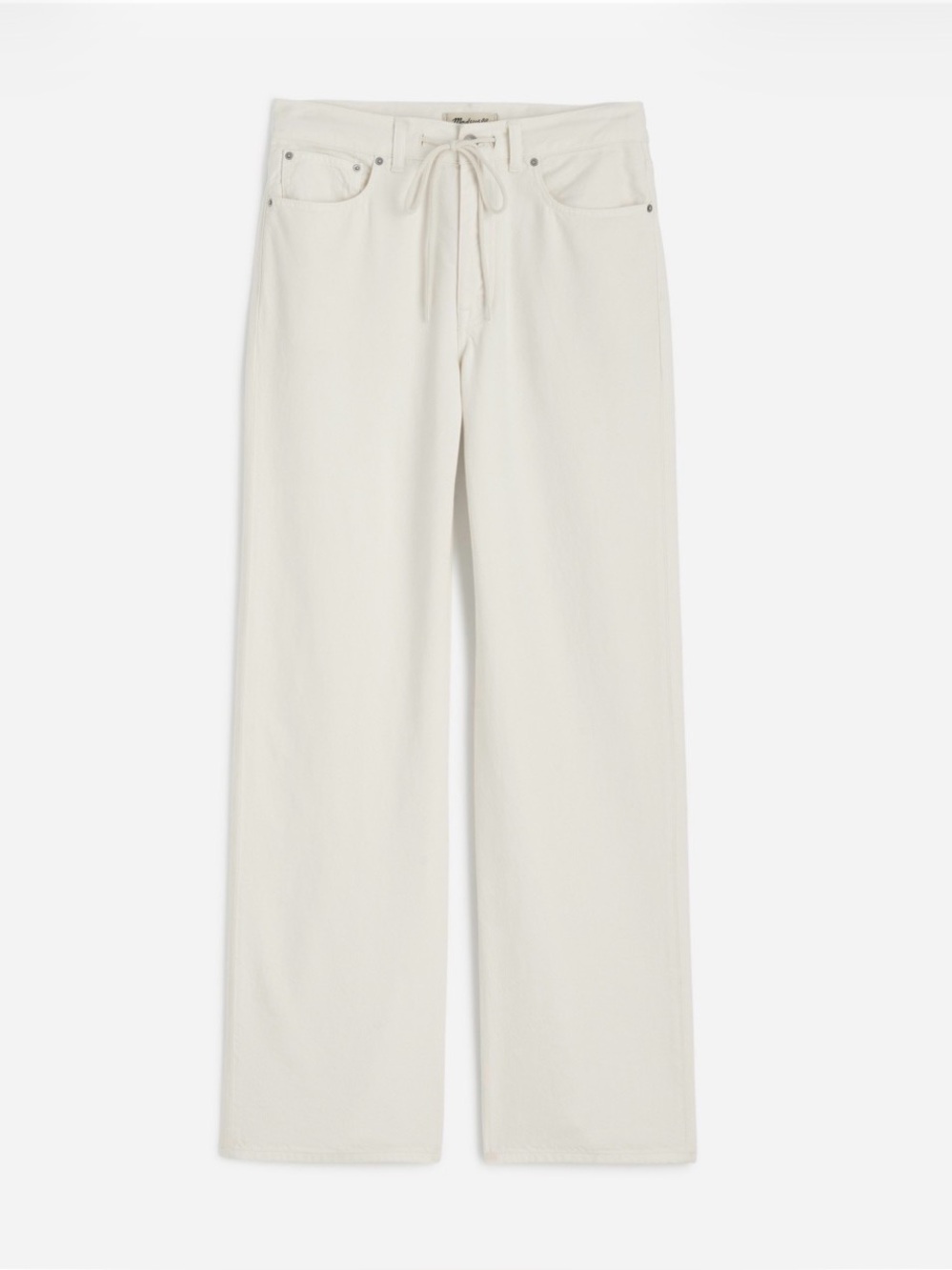 MADEWELL Low Slung Baggy Jeans in VINT - tie waist size 25